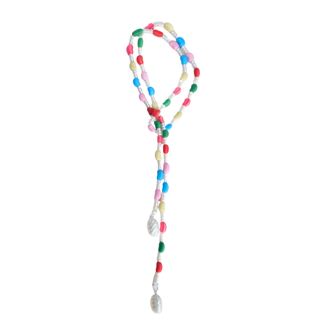 COLLAR TUTIFRUTI PÉNDULO DE GOMAS