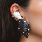 ARETES DE CARACOLA MAXI BRILLI
