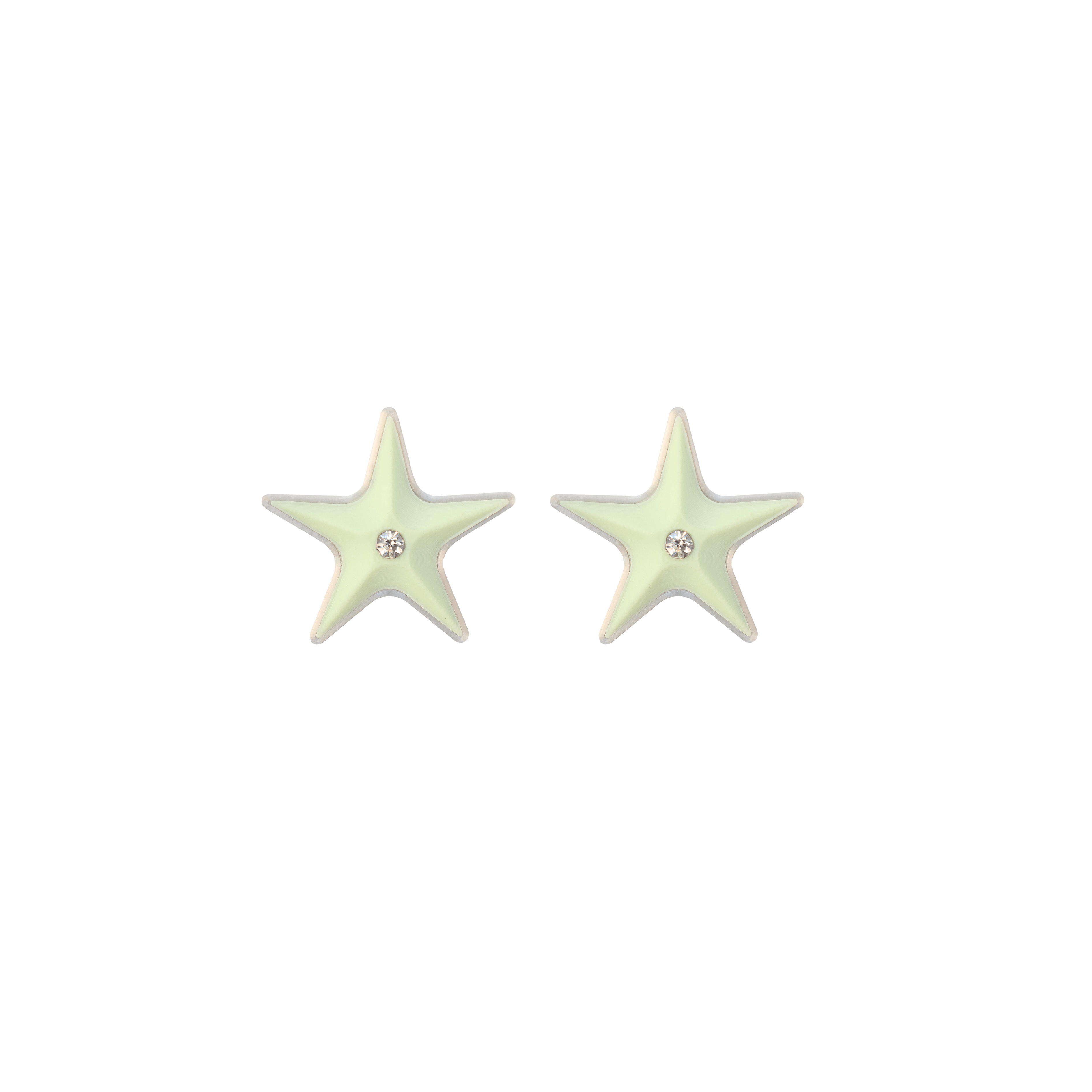 ARETES DE ESTRELLA DE MAR CON CRISTAL BABY