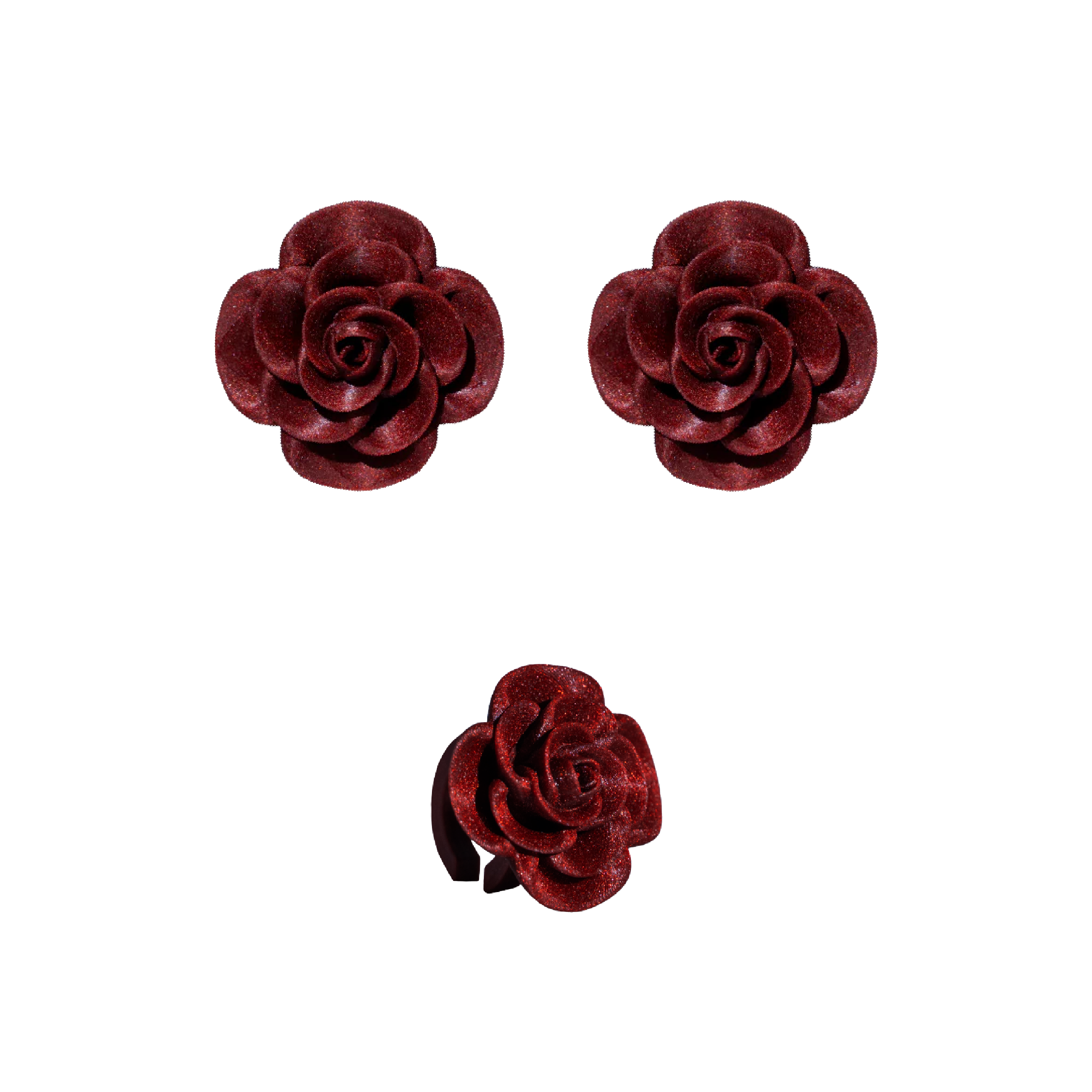 EARSTACK ROSAS (TOPOS + EARCUFF)