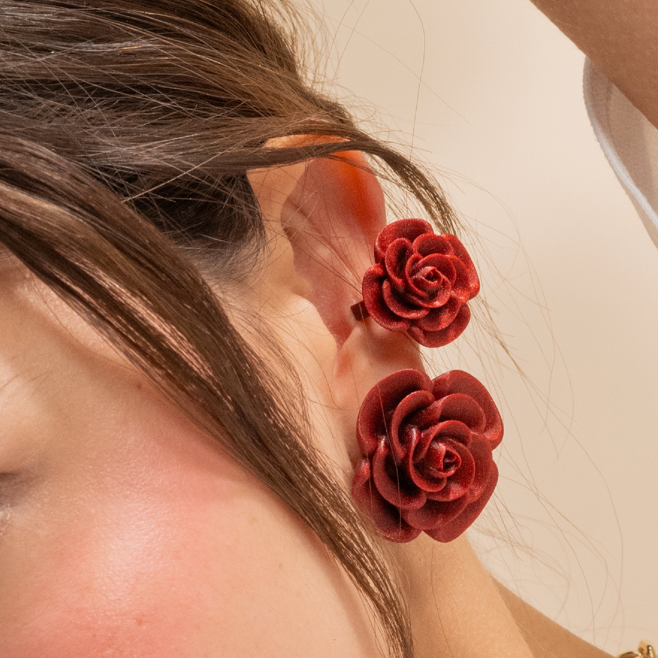 EARSTACK ROSAS (TOPOS + EARCUFF)