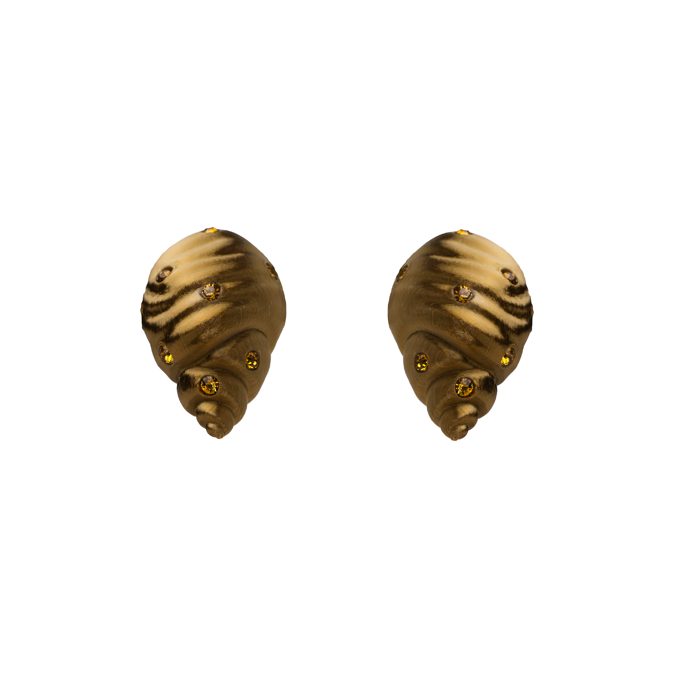 ARETES DE CARACOLA MEDIANO BRILLI