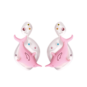 ARETES DOBLE DELFÍN - SIXXTA (Producto personalizado)