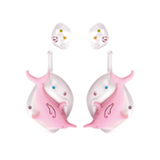ARETES DOBLE DELFÍN - SIXXTA (Producto personalizado)