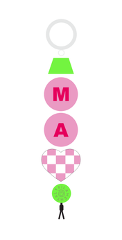 BAG CHARM X3 MAXI CHARMS