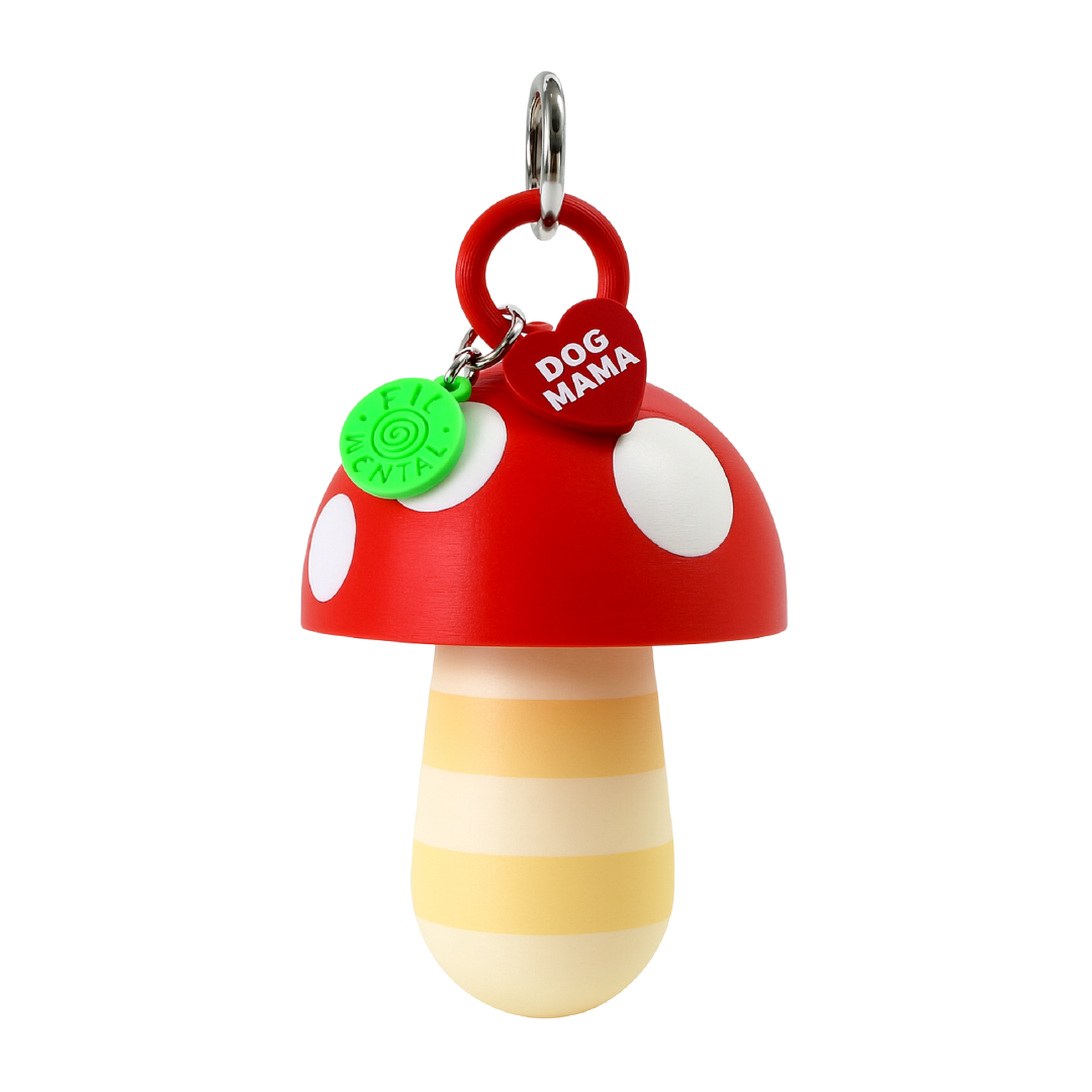 LIPSTICK CASE HONGO RAYAS VAINILLA/BLANCO