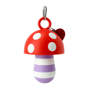 LIPSTICK CASE HONGO RAYAS LILA/BLANCO