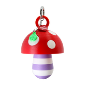 LIPSTICK CASE HONGO RAYAS LILA/BLANCO