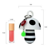LIPSTICK CASE HONGO RAYAS NEGRO/BLANCO
