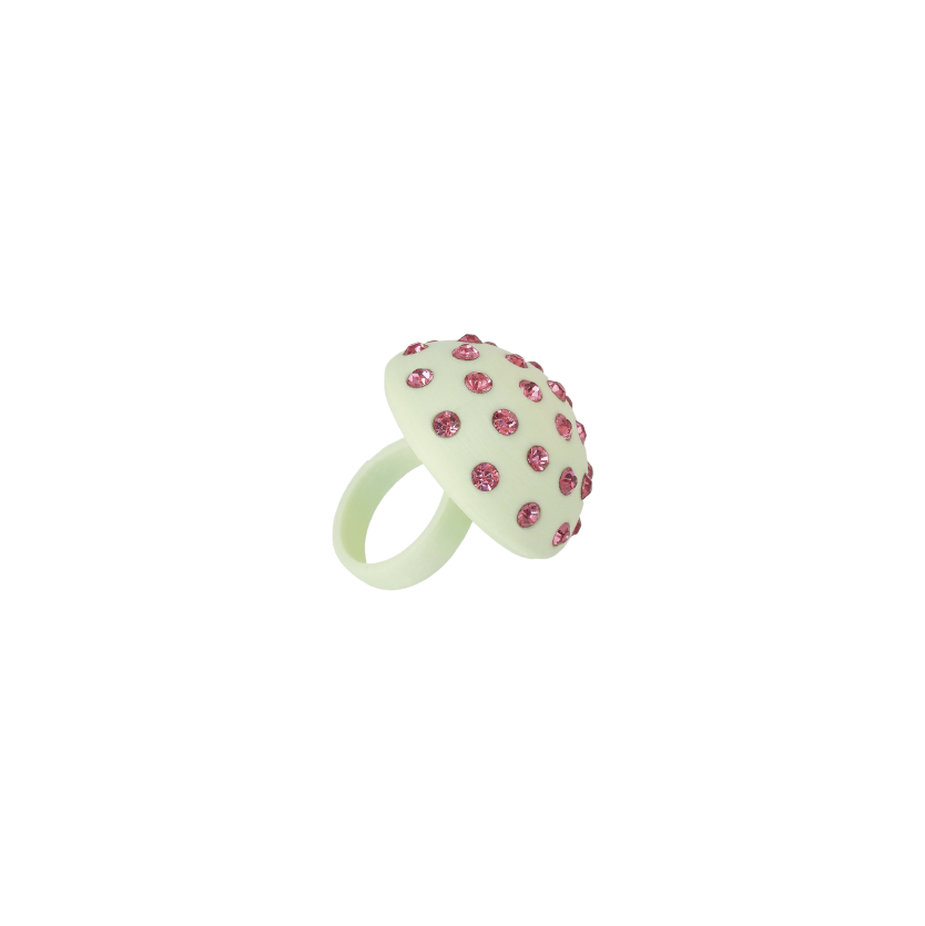 ANILLO DE PERLAS CON CRISTALES