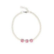 COLLAR CON CUBOS DE LETRAS