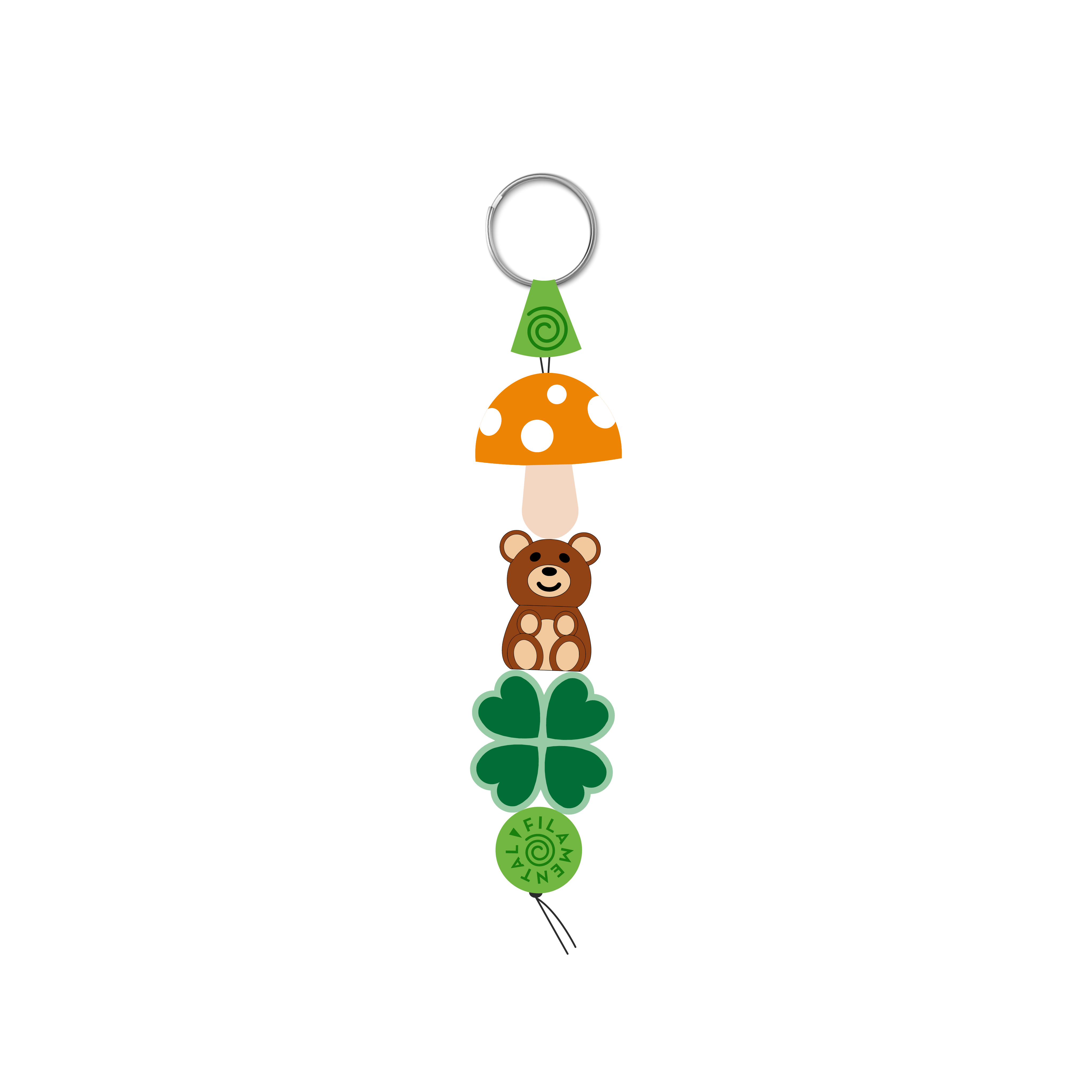 BAG CHARM X3 MAXI CHARMS