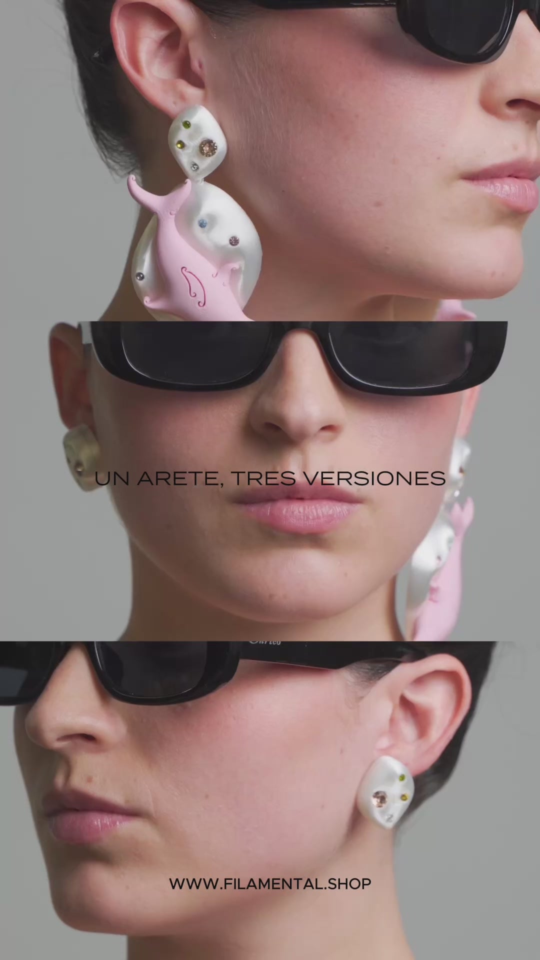 ARETES DOBLE DELFÍN - SIXXTA (Producto personalizado)